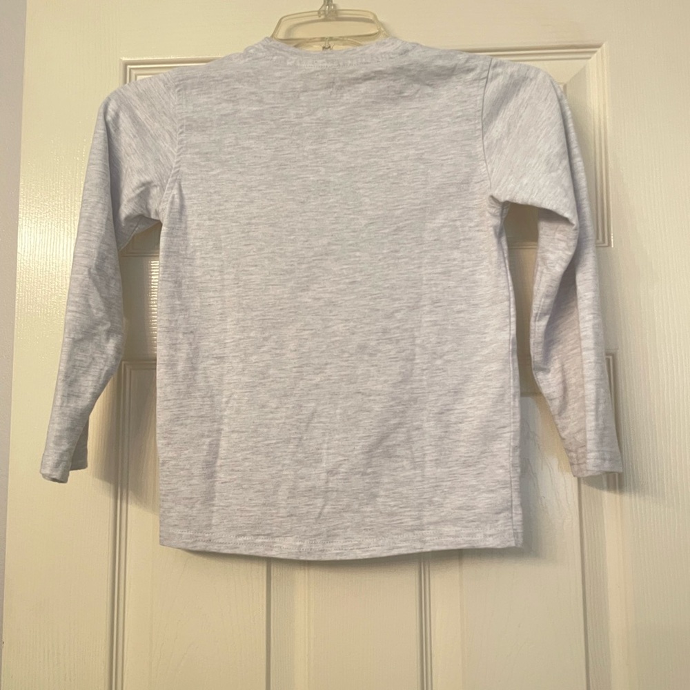 Kids Headquarters Gray Motorcycle Graphic Long Sleeve Tee - Picture 2 of 2